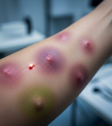 Uncommon psychodermatological disorder featuring painful, stress-induced purpura and ecchymoses in emotionally distressed patients.