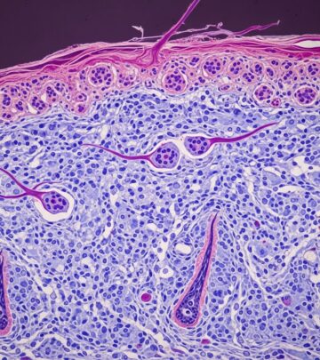 Detailed pathology of papular mucinosis, from localised papules to generalised scleromyxoedema with mucin deposits.
